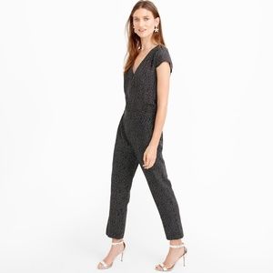 EUC J. Crew Silk Jumpsuit in Constellation Dot, 00